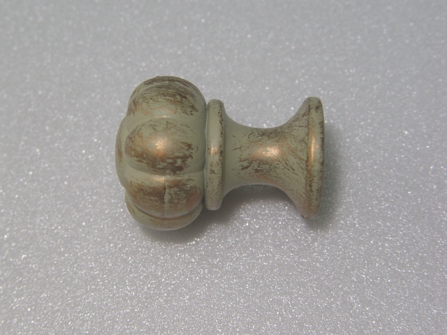 Petite Knob Drapery Rod Finial - petite_knob_finial